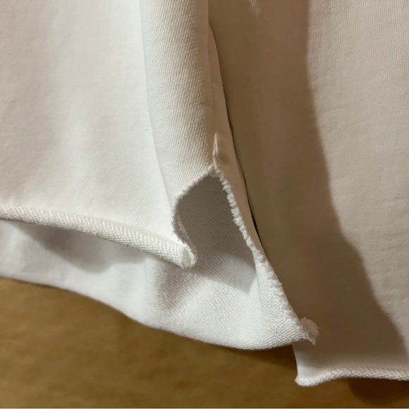 Cozy Earth | Chelsea Pullover Sweatshirt French Terry Organic Cotton Bone Size M - Picture 6 of 9